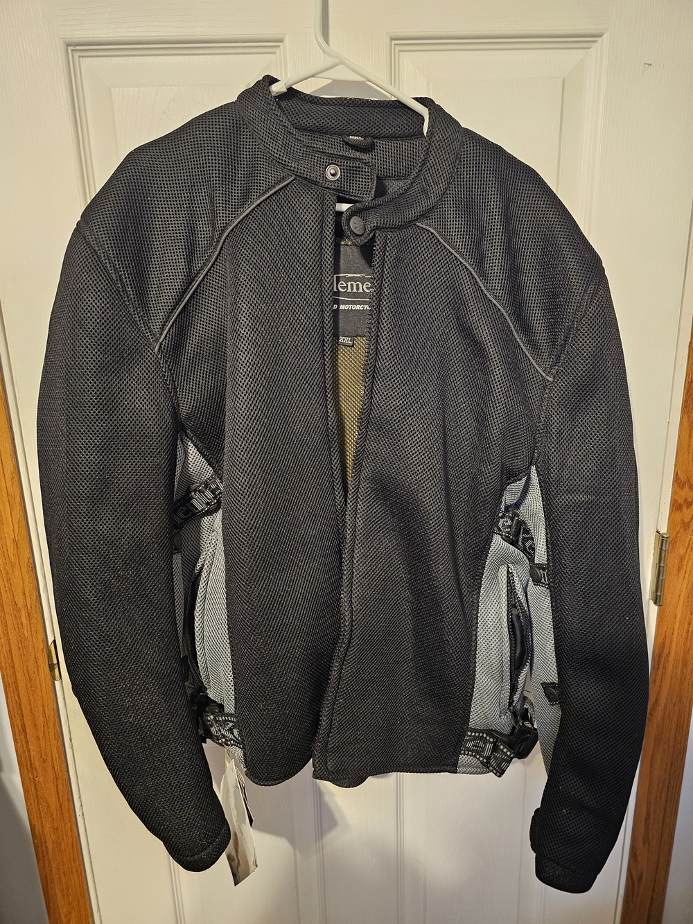 XElement Black Mesh Performance Motorcycle Jacket New With Tag 2XL